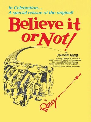 cover image of Ripley's Believe It or Not!